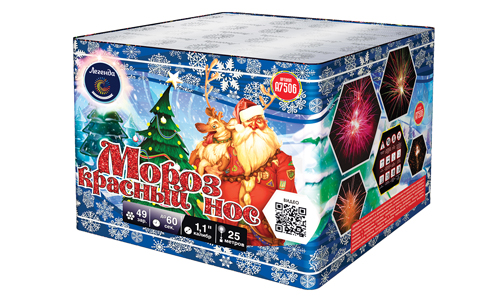  Батарея салютов Мороз Красный Нос  в Мысках